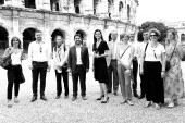 La délégation de la DGESIP, en compagnie de Benoît Roig et Nicolas Leroy (VP Administration et Relations Internationales de l'université de Nîmes).